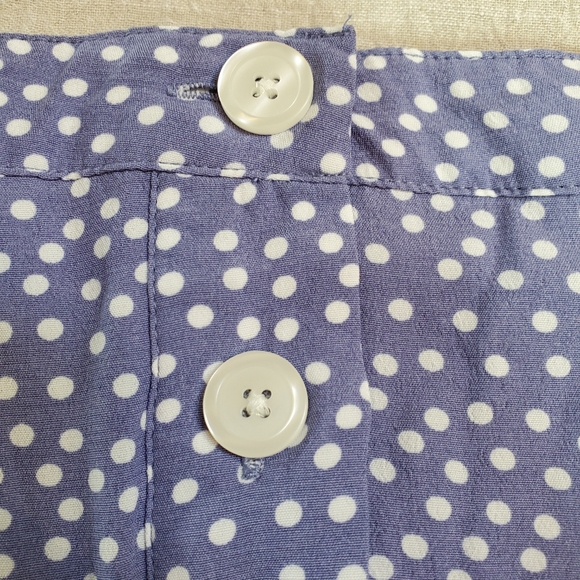 Gap Blue White Dot Midi Skirt - Picture 2 of 9
